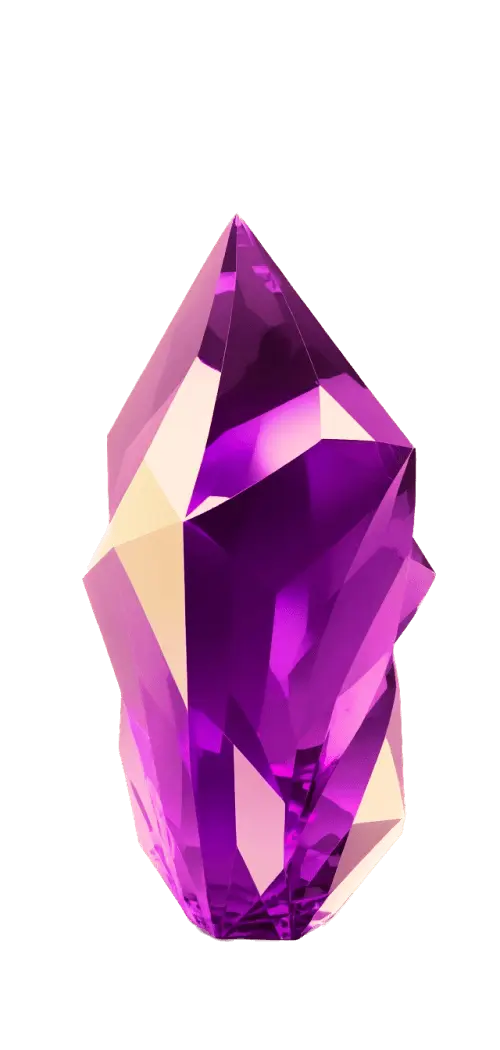 fifth purple shiny crystal