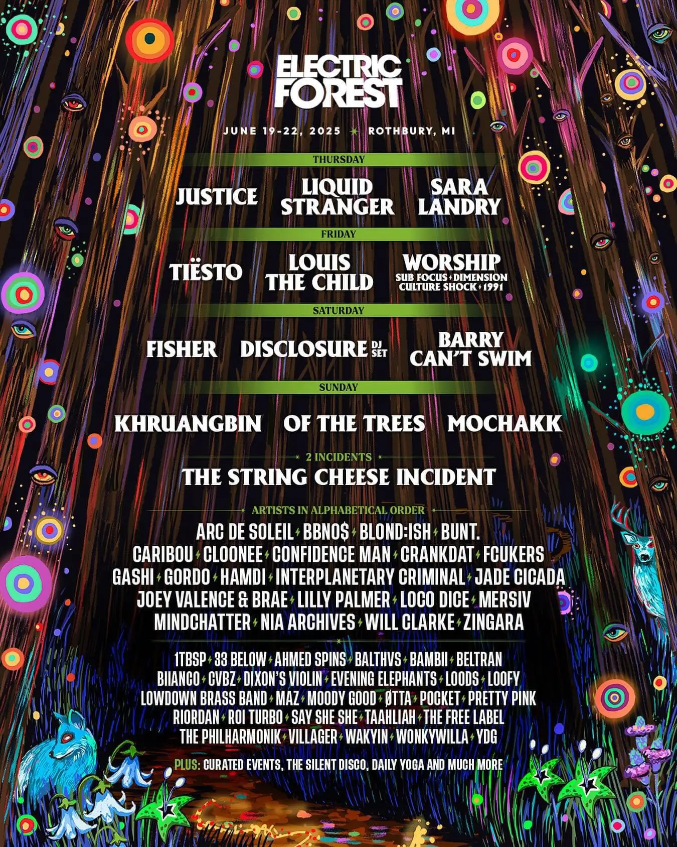 Electric Forest 2025: Lineup and Highlights