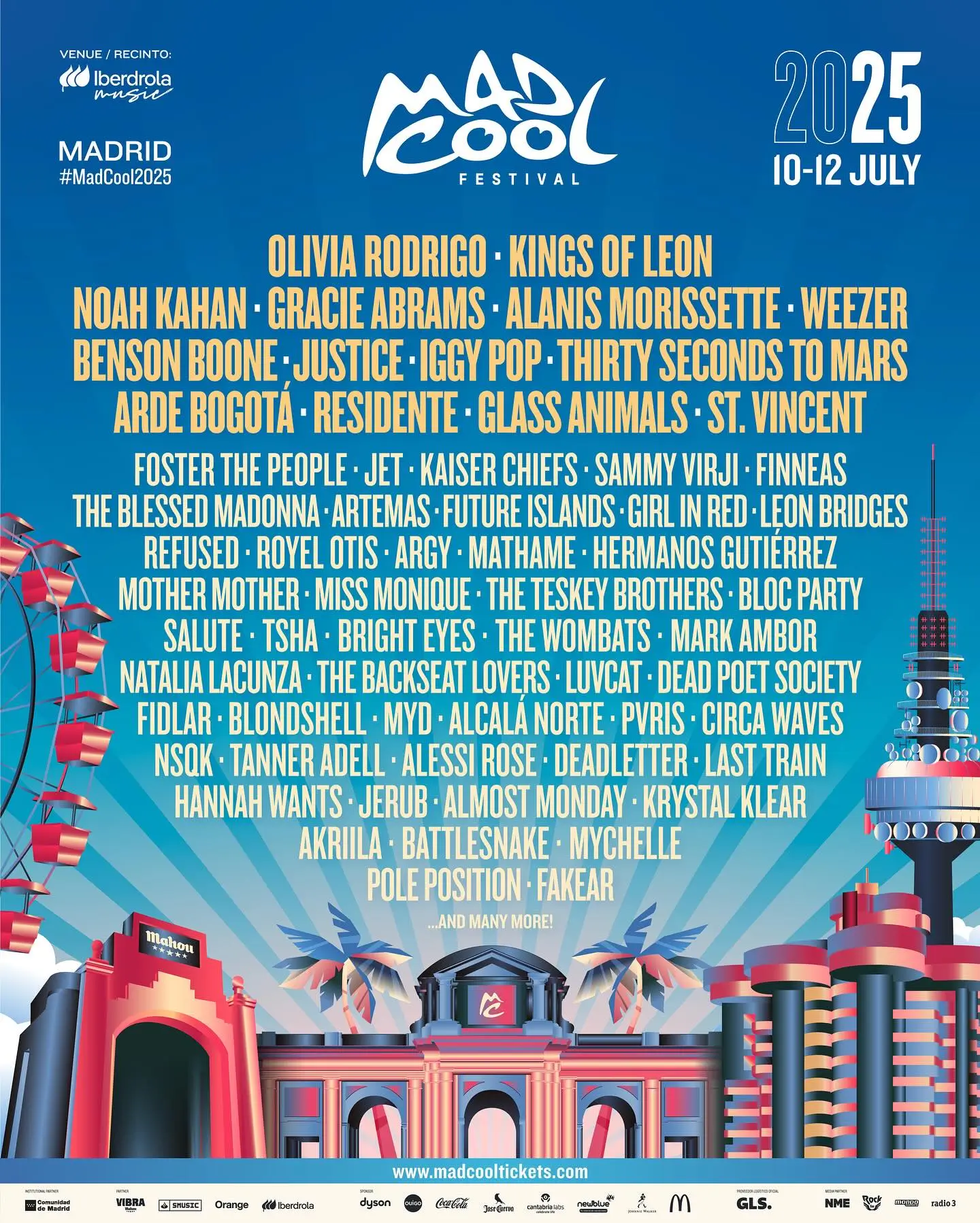 Mad Cool Festival 2025: Full Lineup and Highlights