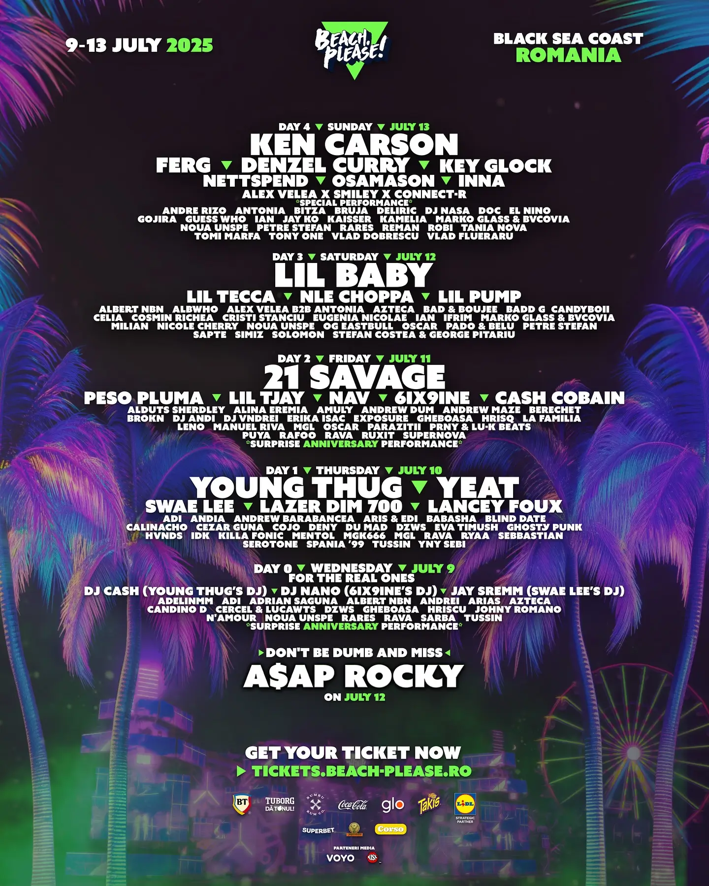 Beach, Please! Full Lineup 2025