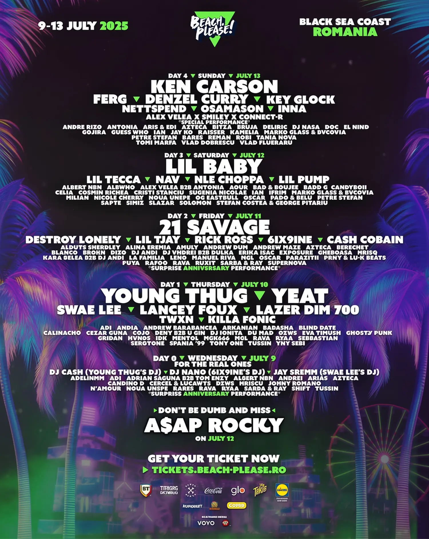 Beach, Please! Full Lineup 2025
