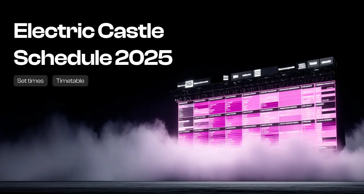 Electric Castle Set Times 2025