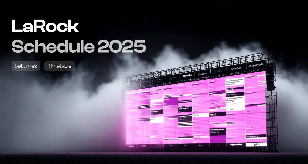 LaRock Set Times 2025