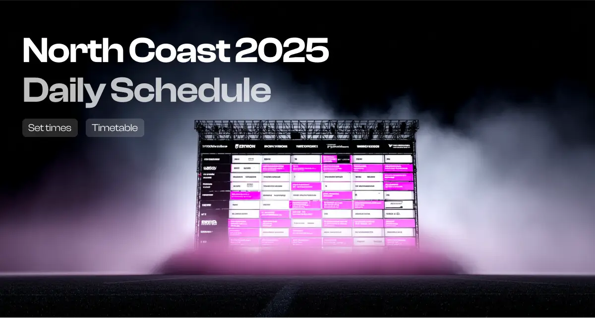North Coast Set Times 2025