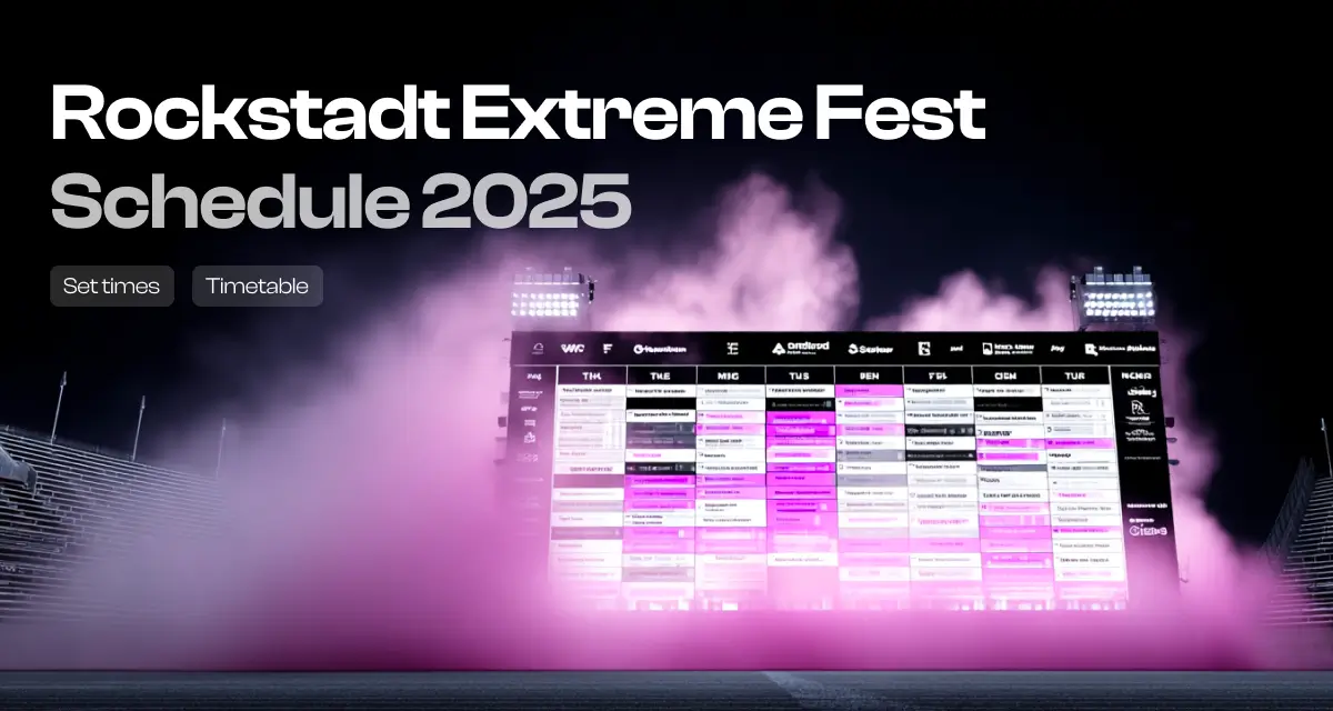 Rockstadt Extreme Fest Set Times 2025