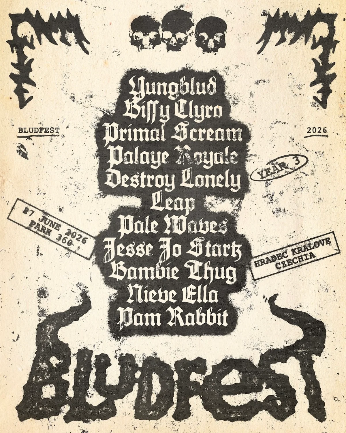 BLUDFEST 2026 Lineup