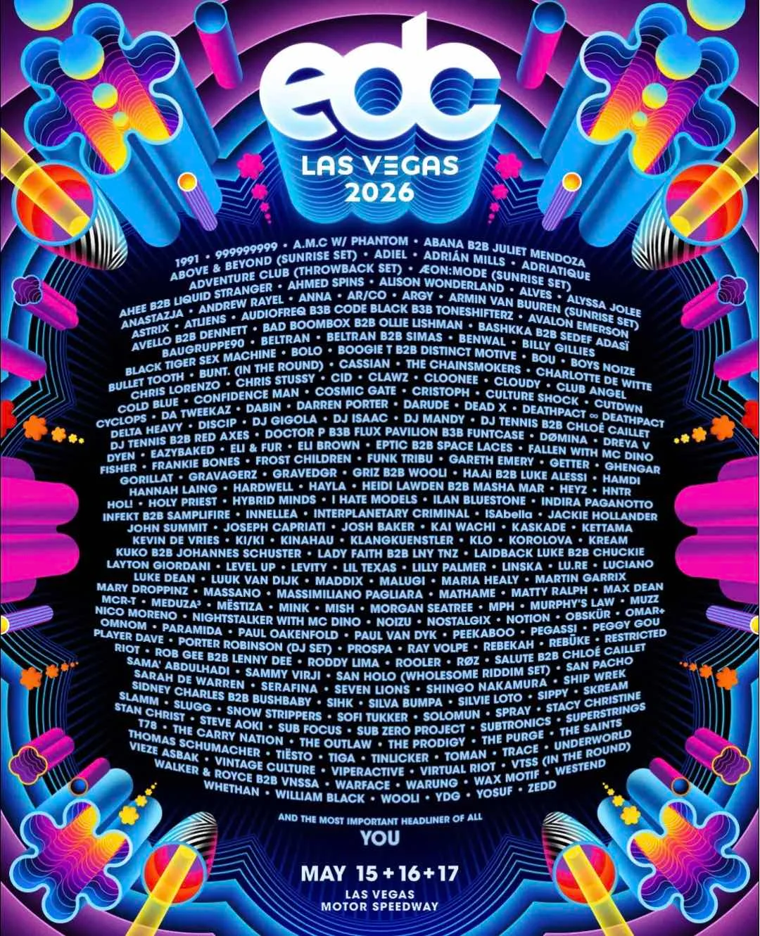 EDC Las Vegas 2026 Lineup