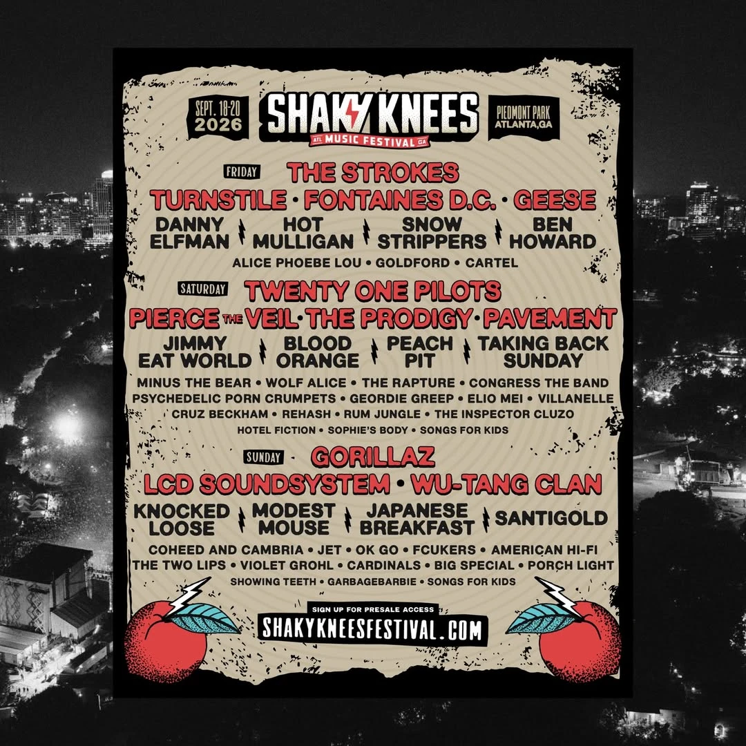 Shaky Knees 2026 Lineup