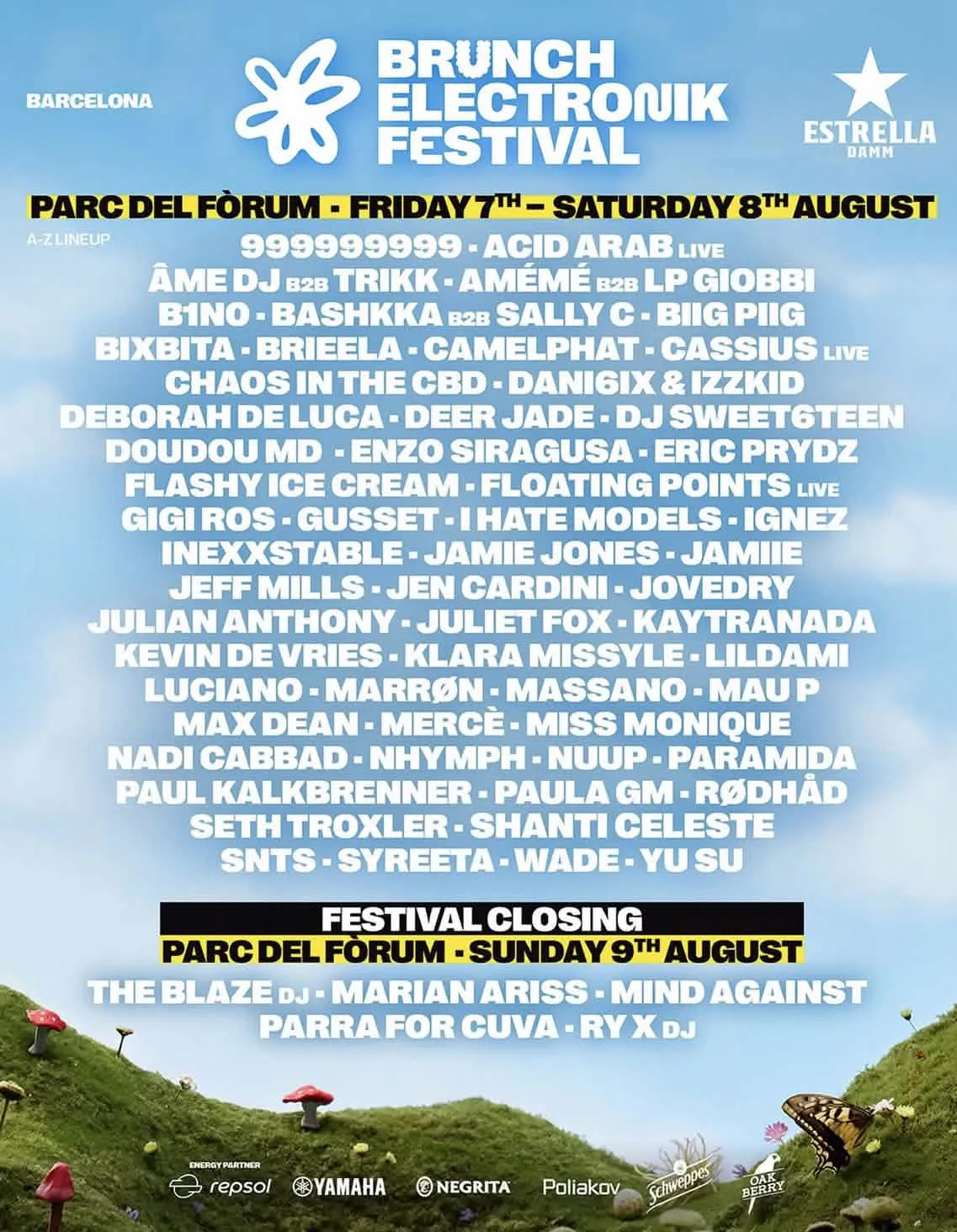 Brunch Electronik Festival 2026: Kaytranada, Eric Prydz and Paul Kalkbrenner Headline Barcelona