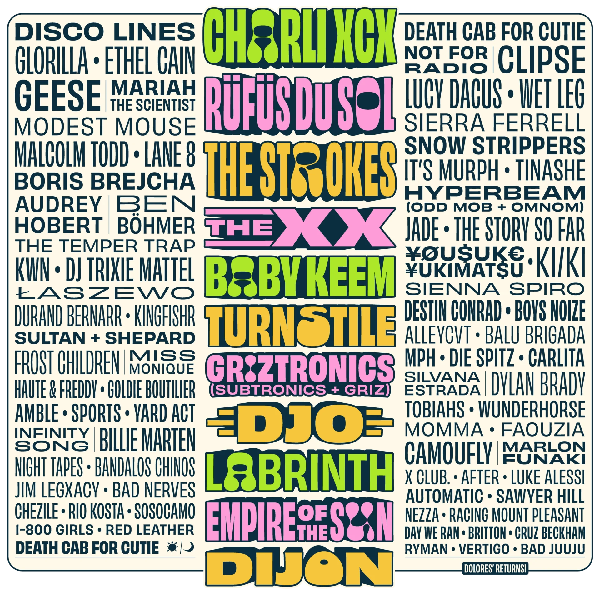 Outside Lands Lineup