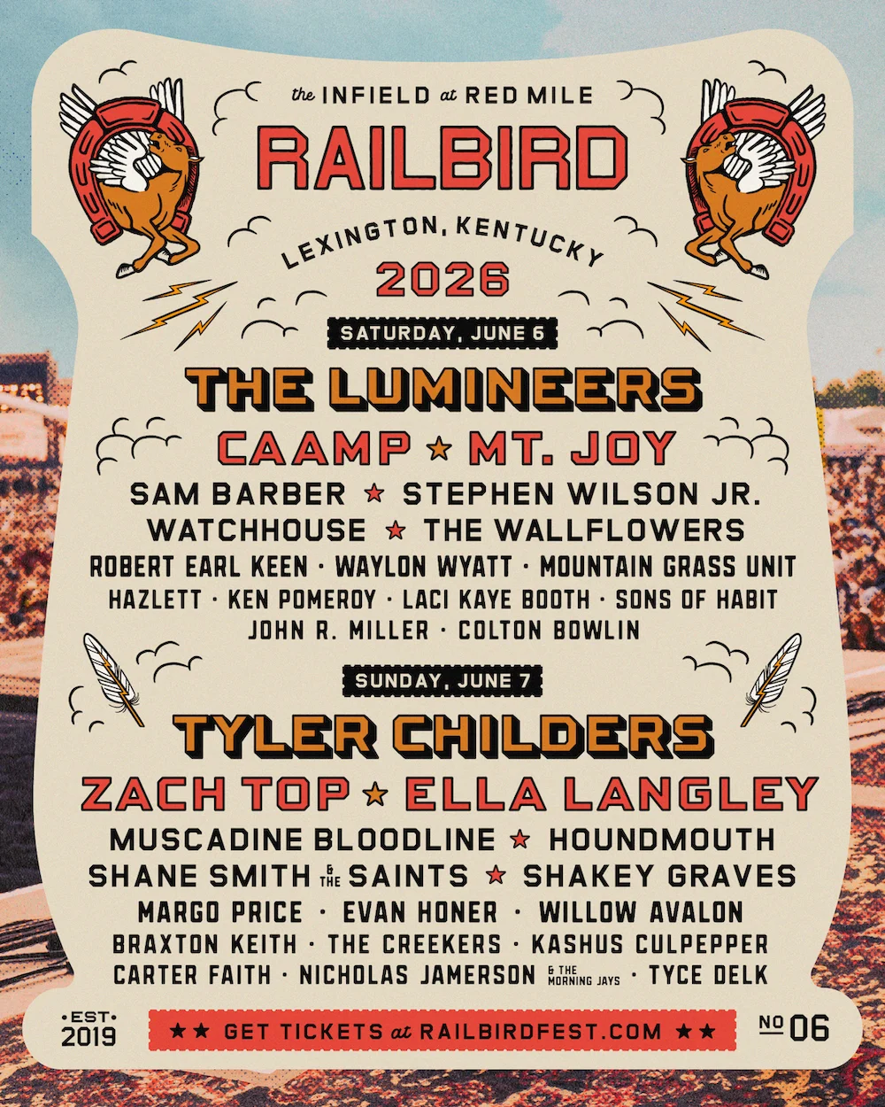Railbird Festival Lineup