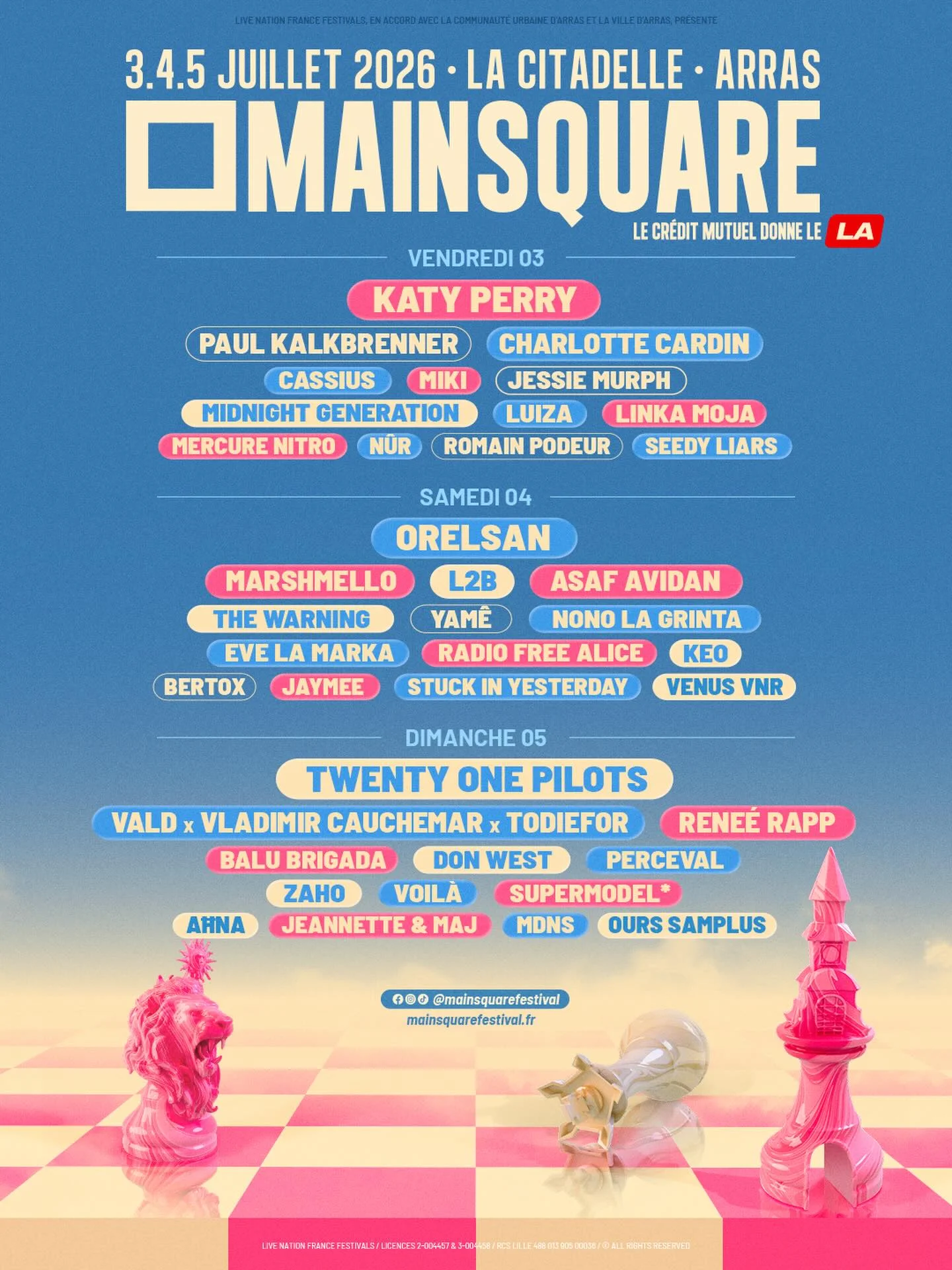 Main Square Festival 2026 Lineup