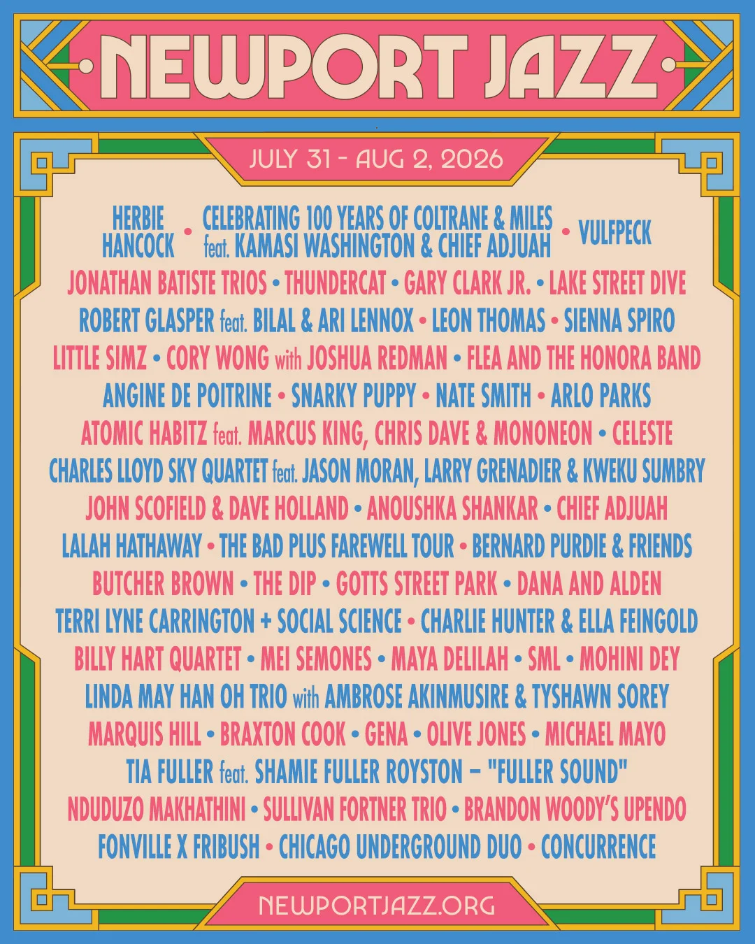 Newport Jazz Festival Lineup