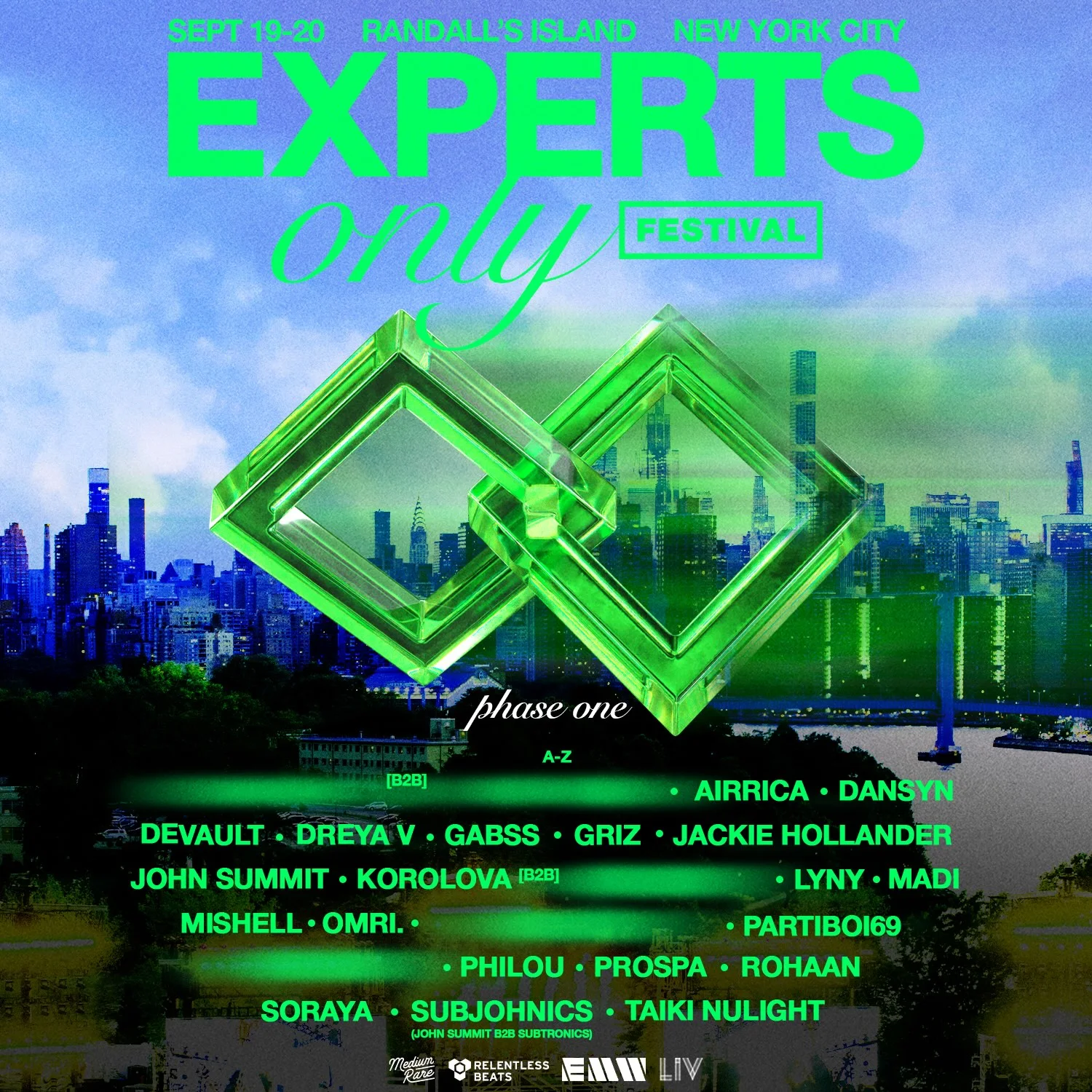 Experts Only Festival 2026 Lineup