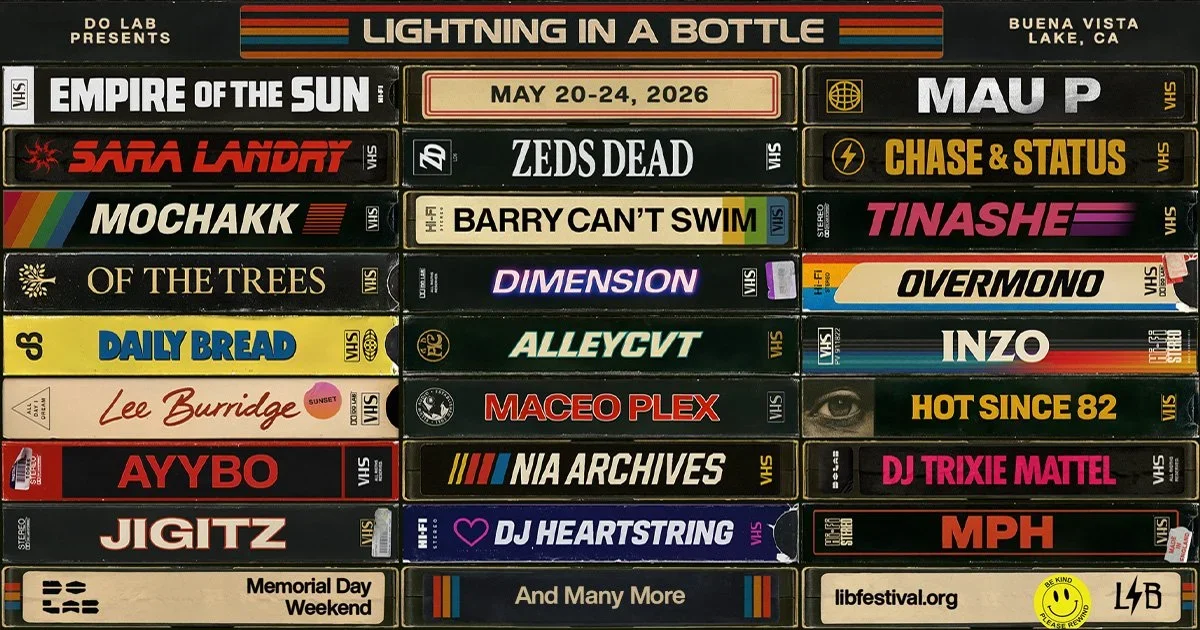 Lightning in a Bottle 2026: Empire of the Sun, Mau P and Sara Landry Lead California's Day-Split Lineup