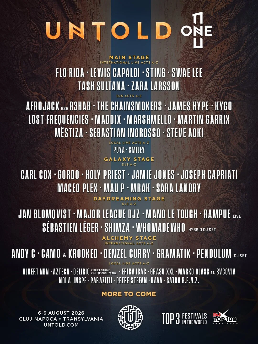 UNTOLD 2026 Lineup