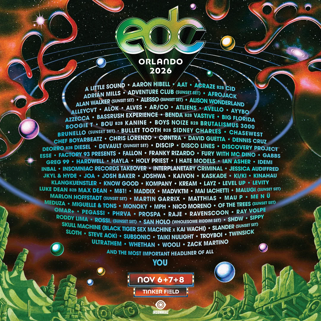EDC Orlando 2026 Lineup