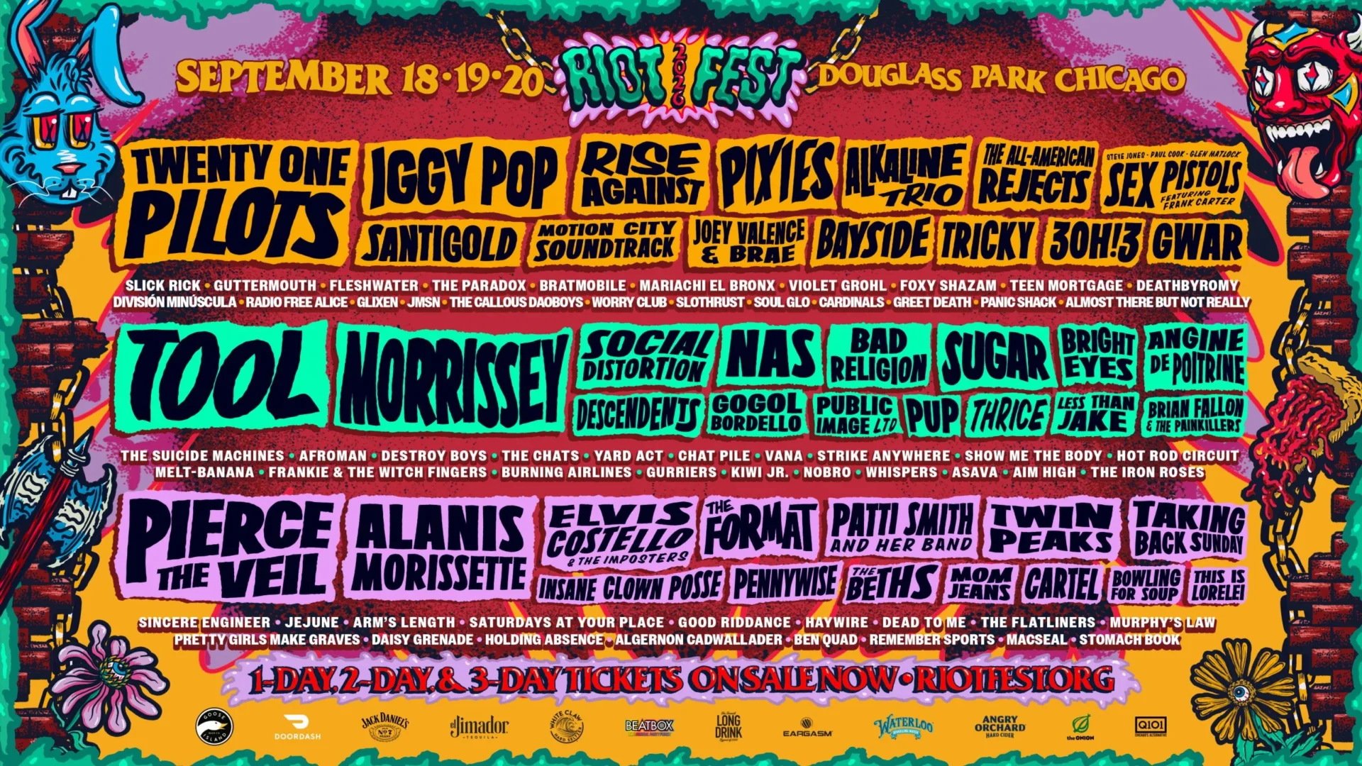 Riot Fest 2026 Lineup