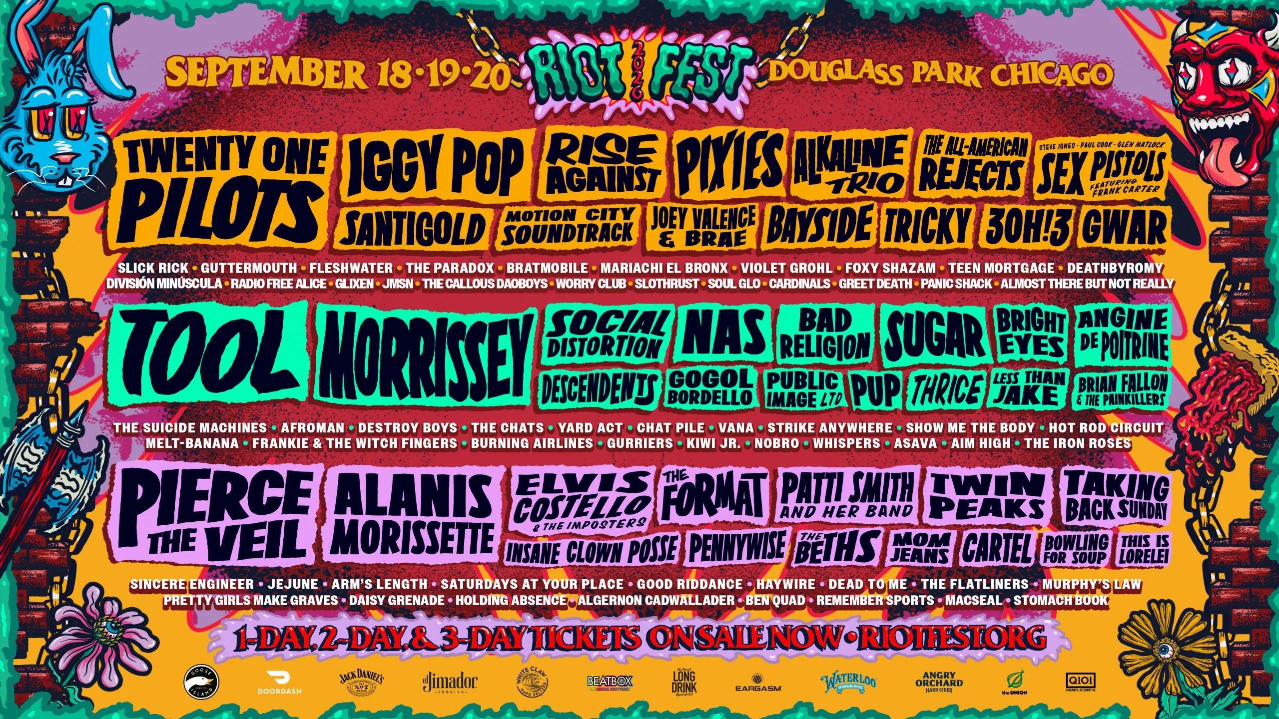 Riot Fest 2026 Lineup