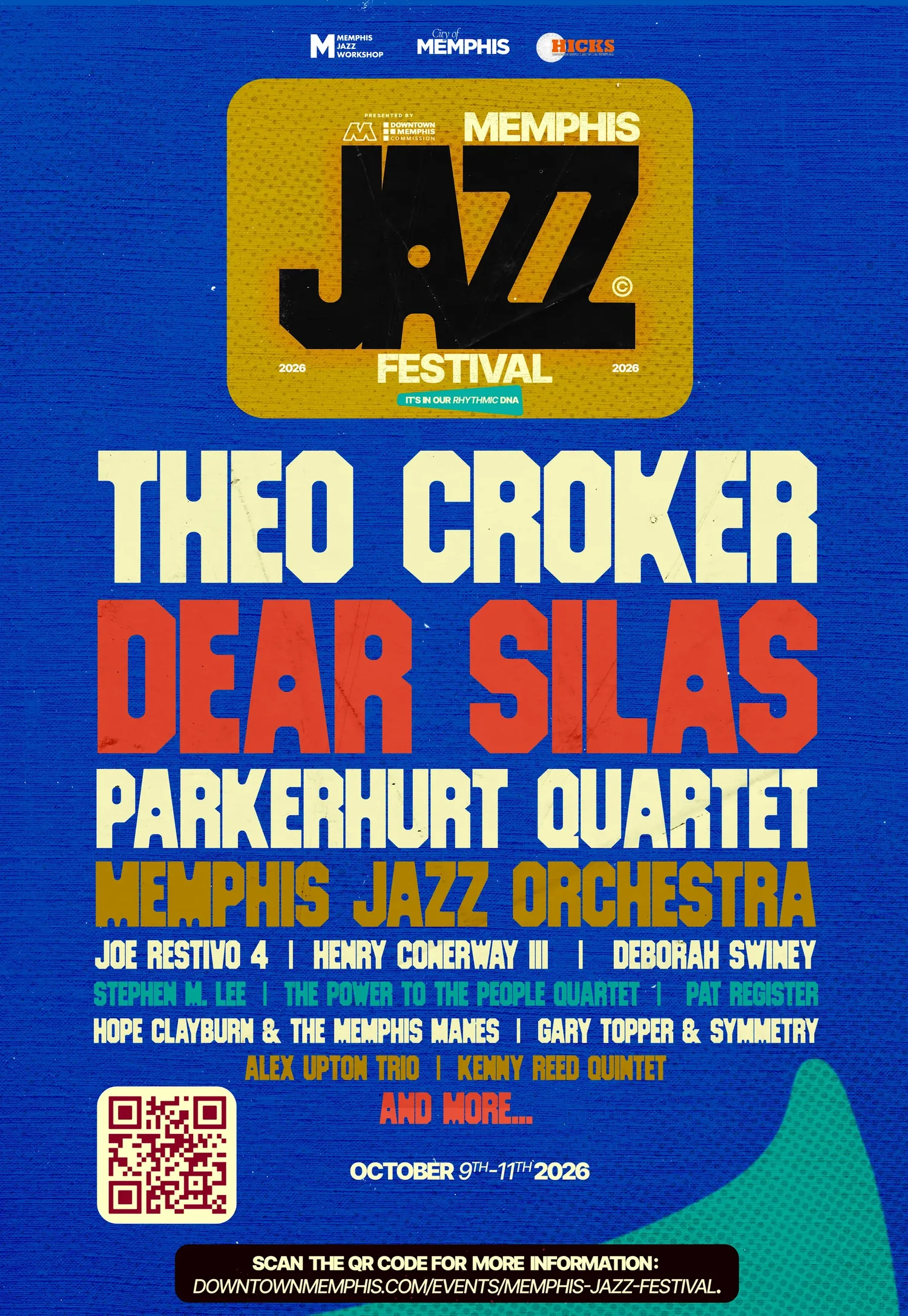 Memphis Jazz Festival 2026 Lineup